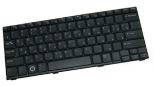 Клавиатура для ноутбука Dell Inspiron Mini 1018, чёрная, маленький Enter, RU