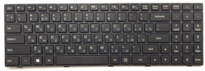 Клавиатура для ноутбука LENOVO 100-15IBY Black, RU с рамкой