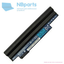 Аккумулятор (батарея) для ноутбука Acer Aspire One D270 D260 D255 11.1V 5200mAh чёрный OEM