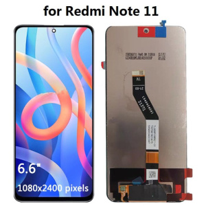LCD дисплей для Xiaomi Redmi Note 11 5G в сборе с тачскрином (черный) Оригинал 100%