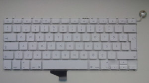 Клавиатура для ноутбука Apple Macbook 13 MC207 MC516 White, Big Enter, RU