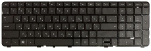 Клавиатура для ноутбука HP Pavilion DV7-4000 Black, Small Enter, US