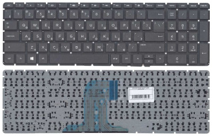 Клавиатура для ноутбука HP Pavilion 15-AC, чёрная, RU