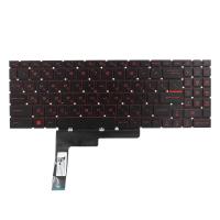 Клавиатура для ноутбука MSI Katana GF76 11UD, чёрная, с красной подсветкой, RU