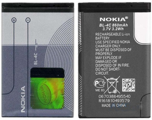 Аккумулятор (батарея) для Nokia BL-4C (6600/6670/7200)