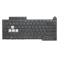 Клавиатура для ноутбука ASUS ROG Strix G15 G513, чёрная, с RGB-подсветкой (4-ZONE), RU (MZ)