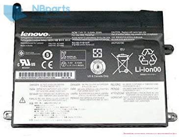 Аккумулятор (батарея) для ноутбука Lenovo ThinkPad 1838 10.1" 7.4V 3250mAh