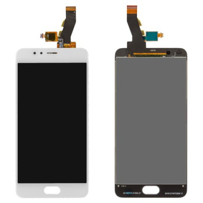 LCD дисплей для Meizu M5s (M612H) в сборе с тачскрином (белый)