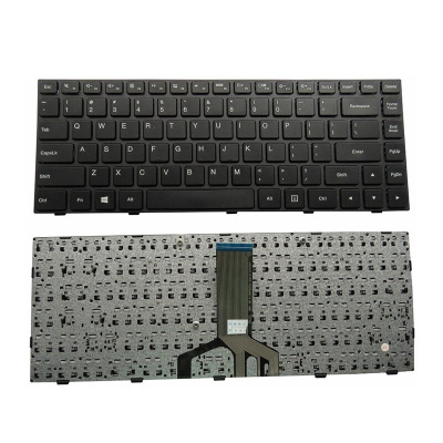 Клавиатура для ноутбука Lenovo IdeaPad 100-14IBD, чёрная, с рамкой, RU