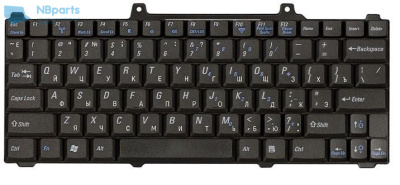 Клавиатура для ноутбука Dell 700M, чёрная, RU