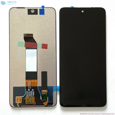 LCD дисплей для Xiaomi Redmi Note 10 5G в сборе с тачскрином (черный) Оригинал