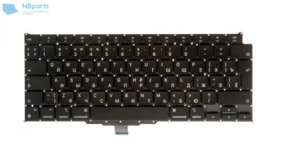 Клавиатура для ноутбука Apple Macbook Pro 13" A2337 M1 Black, Big Enter, RU (MZ)