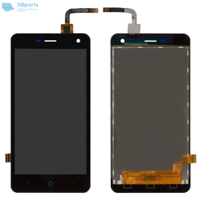 LCD дисплей для ZTE Blade L3 в сборе с тачскрином Черный