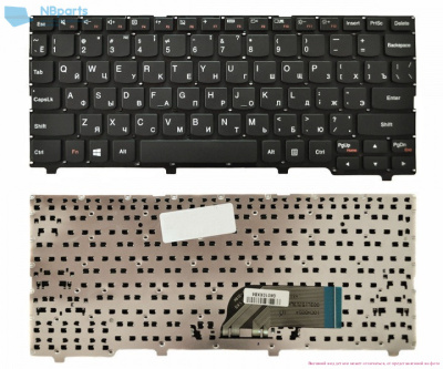 Клавиатура для ноутбука Lenovo IdeaPad 100S-11IBY, чёрная, RU