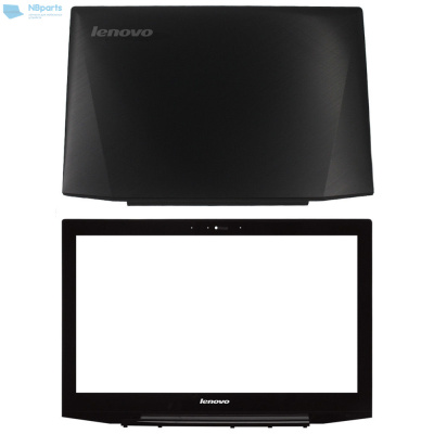 Крышка матрицы Lenovo Y50-70 чёрный, с рамкой