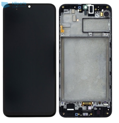 Дисплей Samsung M30 Черный (Oled) в раме