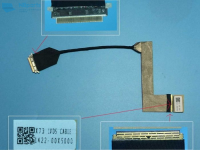 Шлейф матрицы (экрана) ASUS K73A
