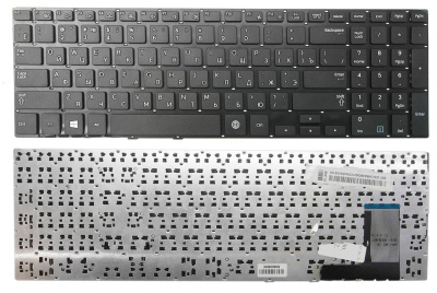 Клавиатура для ноутбука Samsung NP370R5, NP450R5E, чёрная, RU