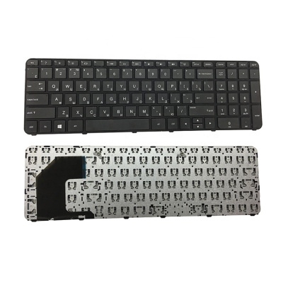 Клавиатура для ноутбука HP Pavilion 15-B, чёрная, с рамкой, RU