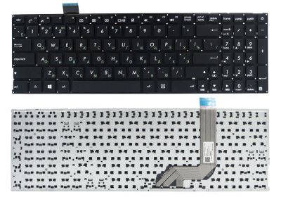Клавиатура для ноутбука ASUS VivoBook X542 K542 чёрная, RU