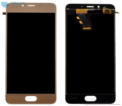 LCD дисплей для Meizu U10 в сборе с тачскрином (золото)