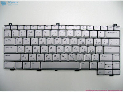 Клавиатура для ноутбука Dell XPS M1210, серебро, RU