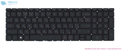 Клавиатура для ноутбука HP Pavilion Gaming 15-DK, черная, с подсветкой, RU