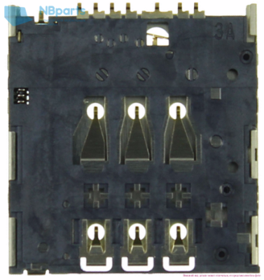 Коннектор SIM Sony LT22i (P)/LT30i/Meizu MX4/Meizu MX4 Pro