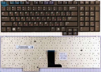 Клавиатура для ноутбука Samsung R710, чёрная, RU