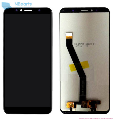 LCD дисплей для Huawei Honor 7C/Y6 2018 с тачскрином (черный)