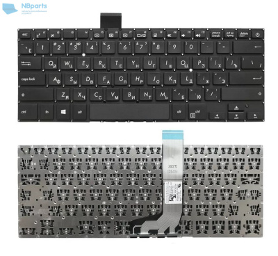 Клавиатура для ноутбука ASUS VivoBook 14 X405, чёрная, RU