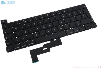Клавиатура для ноутбука Apple Macbook Pro 13" A2338 M1 Black, Big Enter, RU