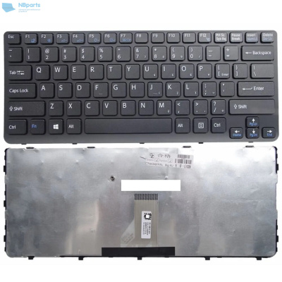 Клавиатура для ноутбука Sony SVE14, чёрная, RU