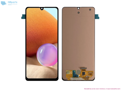 Дисплей Samsung A32 A325 Черный (OLED)  в раме