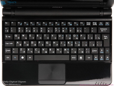 Нижняя часть корпуса MSI U180 б.у.