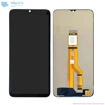 LCD дисплей для Huawei Honor X6a с тачскрином (черный) Оригинал