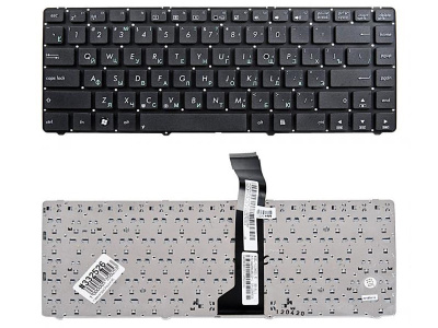 Клавиатура для ноутбука ASUS K45, A45, чёрная, V.1, RU