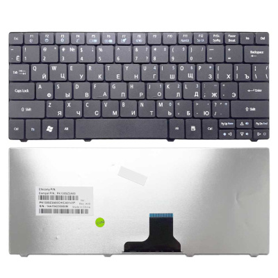 Клавиатура для ноутбука ACER Aspire 1410 1830 One 721 722 чёрная, RU