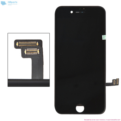 Дисплей для iPhone 7 с рамкой крепления, (копия) черный ВОП