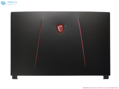 Крышка матрицы MSI GE75 GL75 черная, без рамки