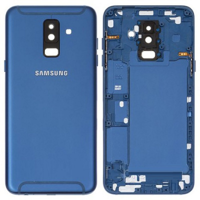 Задняя крышка Samsung A6 Plus 2018/A605F (синяя)