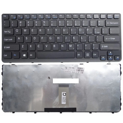 Клавиатура для ноутбука Sony SVE14, чёрная, RU
