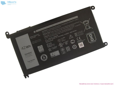Аккумулятор (батарея) для ноутбука Dell Inspiron 13 5000 5368 5378 11.4V 2200mAh OEM