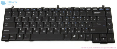 Клавиатура для ноутбука MSI VR330X, чёрная, RU