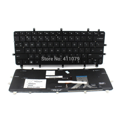 Клавиатура для ноутбука HP Spectre 13XT, чёрная, с подсветкой, RU