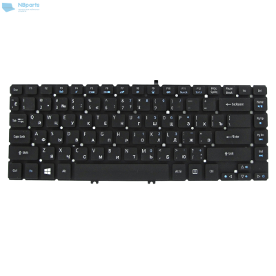 Клавиатура для ноутбука ACER Aspire R7-571, R7-572, чёрная, с подсветкой. RU