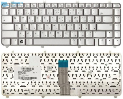 Клавиатура для ноутбука HP Pavilion DV5-1000, серебро, RU