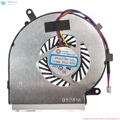 Кулер (вентилятор) MSI GE72, GE62 CPU 4 pin