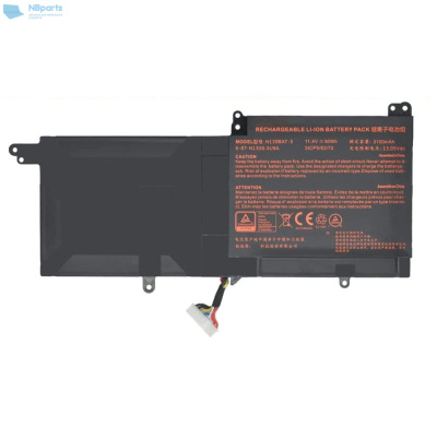 Аккумулятор (батарея) для ноутбука Clevo N130 11.4V 3200mAh OEM