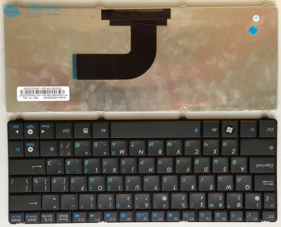 Клавиатура для ноутбука ASUS N10, чёрная, RU